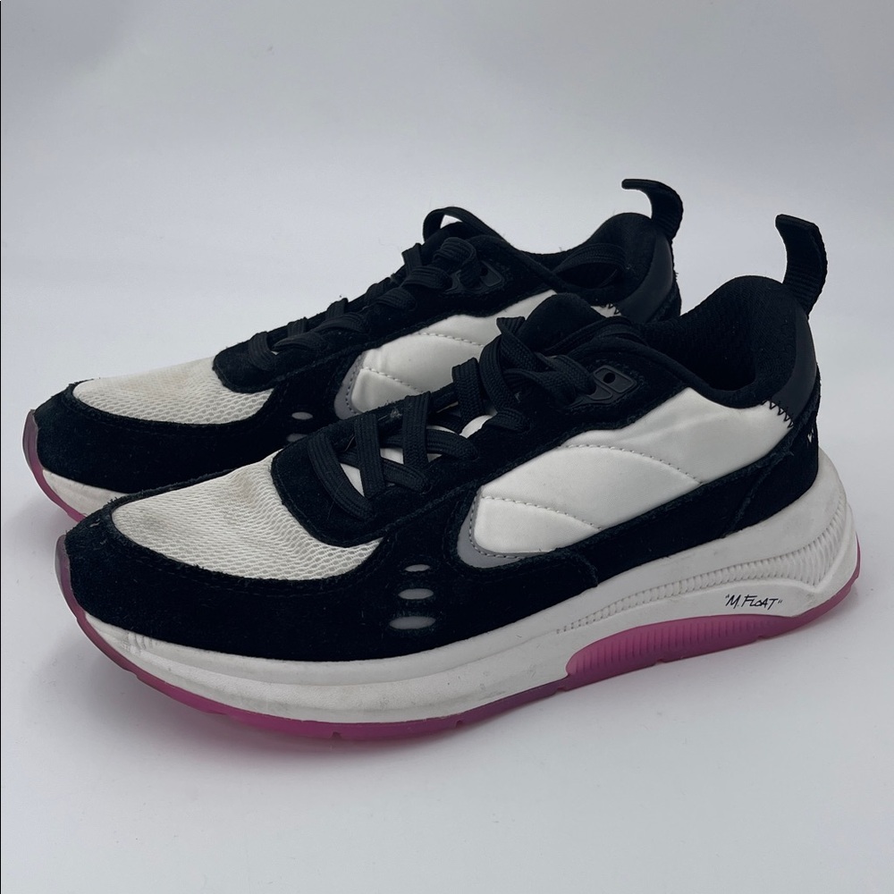 Municipal Origin White Black Magenta Sneakers